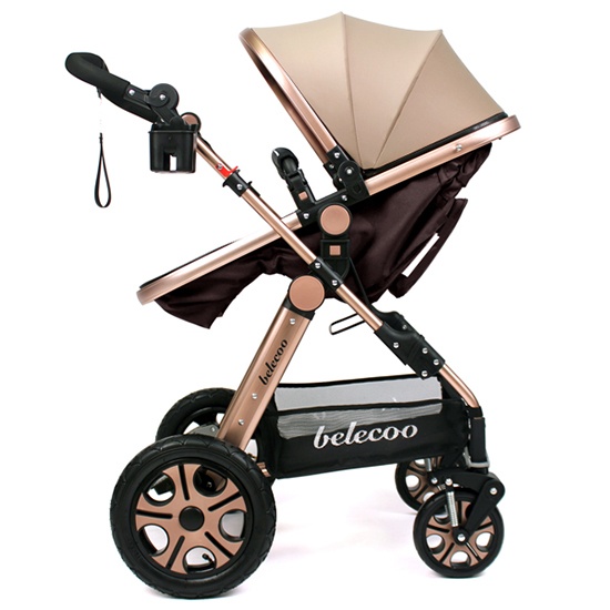 Belecoo stroller rose gold sales